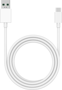 OPPO USB-A / USB-C 8A 1m bílý kabel