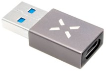 FIXED Link USB-A / USB-C OTG adaptér šedá