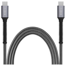 FIXED Armor USB-C / USB-C 240W PD 2m šedý kabel