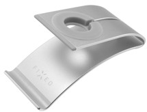 FIXED Frame WATCH hliníkový stojánek na stůl pro hodinky, mobilní telefony a tablety stříbrný