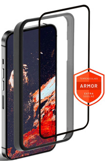 FIXED Armor prémiové ochranné tvrzené sklo pro Apple iPhone SE 2022 / 2020 / 8 / 7 černé
