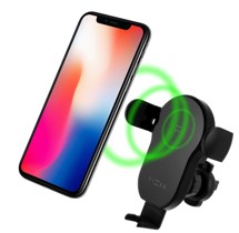FIXED Matic automatický držák do auta s 15W bezdrátovým nabíjením černý