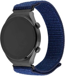 FIXED Nylon Sporty Strap nylonový řemínek 20mm Quick Release pro smartwatch tmavě modrý