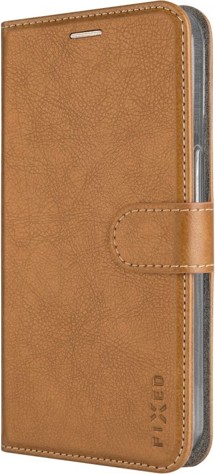 FIXED Opus flipové pouzdro pro Apple iPhone 16 Pro Max hnědé