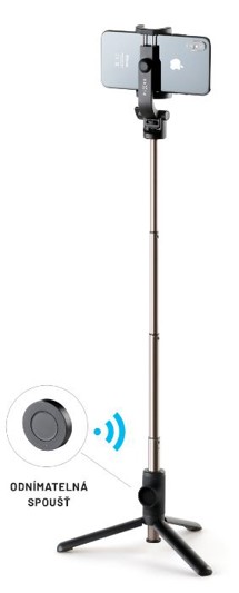 FIXED Snap selfie stick s tripodem a bezdrátovou spouští (3 / 4