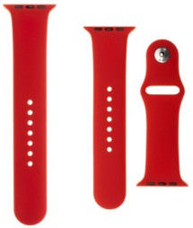 FIXED Silicone Strap Set silikonových řemínků pro Apple Watch 42 / 44 / 45 / 49mm červený