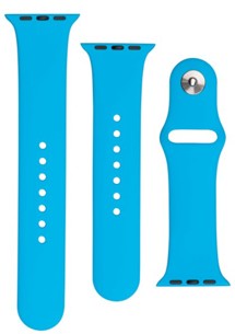 FIXED Silicone Strap Set silikonových řemínků pro Apple Watch 38 / 40 / 41mm modrý
