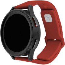 FIXED Silicone Sporty Strap Set silikonových řemínků s Quick Release 20mm pro smartwatch červený