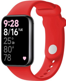 FIXED Silicone Strap silikonový řemínek pro Xiaomi Smart Band 8 Pro červený