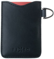 FIXED Cards kožené pouzdro na karty černé