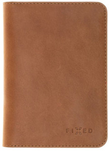 FIXED Passport kožená peněženka pro cestovní pas hnědá
