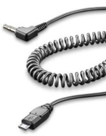 CellularLine Interphone Aux audio kabel s micro USB konektorem