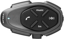 CellularLine Interphone TOUR HD Bluetooth headset pro uzavřené a otevřené přilby Single Pack