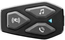 CellularLine Interphone U-COM3 Bluetooth headset pro uzavřené a otevřené přilby Single Pack