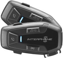 CellularLine Interphone U-COM 7R Bluetooth headset pro uzavřené a otevřené přilby Twin Pack
