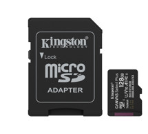 Kingston microSDXC 128GB Gen 3 Canvas Select Plus + SD adaptér