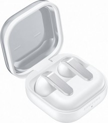 Samsung Galaxy Buds4 bezdrátová sluchátka s aktivním potlačením hluku bílá