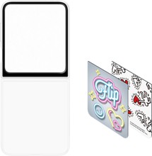Samsung FlipSuit zadní kryt s výměnným designem zad pro Samsung Galaxy Z Flip7 FE / Flip6 čirý (EF-ZF741CTEGWW)