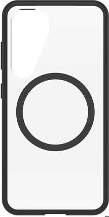 Samsung React zadní kryt se zabudovanými magnety pro Samsung Galaxy S25 čirý / černý