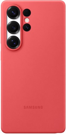 Samsung silikonový zadní kryt pro Samsung Galaxy S25 Ultra červený
