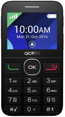 Alcatel 2008G Black / Metal Silver