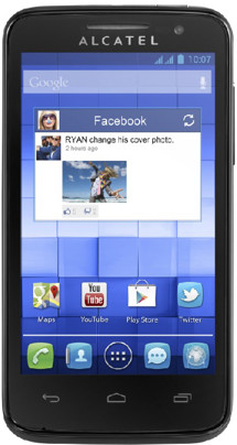 ALCATEL ONETOUCH 5020D M´POP Pure Black