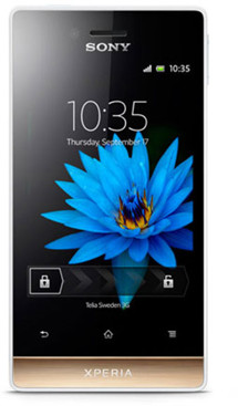 Sony ST23i Xperia Miro White / Gold