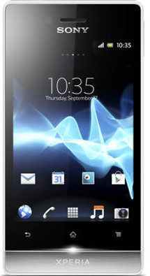 Sony ST23i Xperia Miro White / Silver