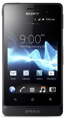 Sony ST27i Xperia Go Tactile Black