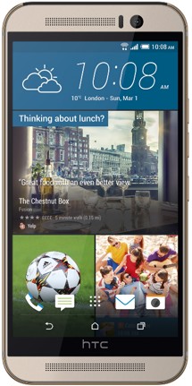 HTC ONE M9 32GB Gold on Silver