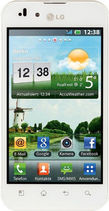LG P970 Optimus Black White