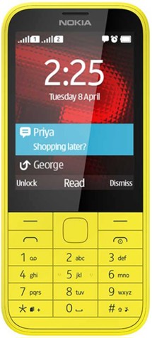 Nokia 225 Dual-SIM Yellow