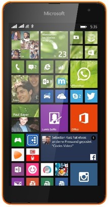 Microsoft Lumia 535 Dual-SIM Bright Orange