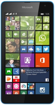 Microsoft Lumia 535 Dual-SIM Cyan