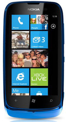 Nokia Lumia 610 Cyan