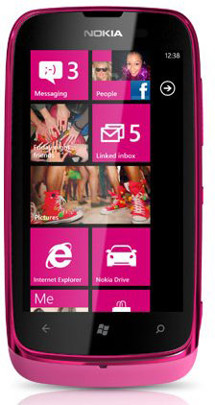 Nokia Lumia 610 Magenta