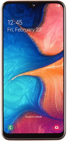 Samsung A202 Galaxy A20e 3GB / 32GB Dual-SIM Coral Orange (SM-A202FZODXEZ)