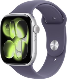 Apple Watch Series 11 42mm Silver + Purple Fog Sport Band S/M