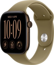Apple Watch Series 12 42mm Dark Bronze + Olive Sport Band S/M