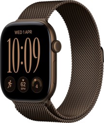 Apple Watch Series 12 42mm Dark Bronze + Dark Bronze Milanese Loop