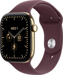 Apple Watch Series 12 42mm Cellular Radiant Gold + Burgundy Sport Band M/L