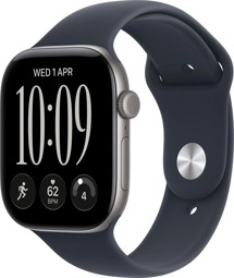 Apple Watch Series 12 46mm Cellular Space Grey + Navy Blue Sport Band S/M