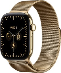 Apple Watch Series 12 46mm Cellular Radiant Gold + Radiant Gold Milanese Loop M/L