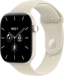 Apple Watch Series 12 46mm Cellular Pearl White + Sand Sport Band M/L