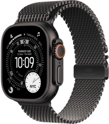 Apple Watch Ultra 3 Black + Black Titanium Milanese Loop S