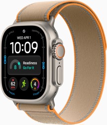 Apple Watch Ultra 4 Natural + Sand Trail Loop S/M