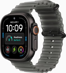 Apple Watch Ultra 4 Black + Translucent Black Ocean Band