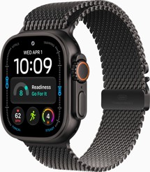 Apple Watch Ultra 4 Black + Black Titanium Milanese Loop S
