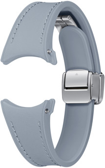 Samsung D-Buckle Hybrid Eco-Leather Band Slim hybridní kožený řemínek 20mm Quick Release S / M modrý (ET-SHR93SLEGEU)