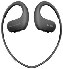 SONY NW-WS413 vodotěsný 4GB walkman se sluchátky černý